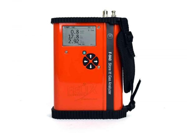F-940 Etilen-O2-CO2 Gazı Analizörü-El Tipi-Store It! (FELIX)